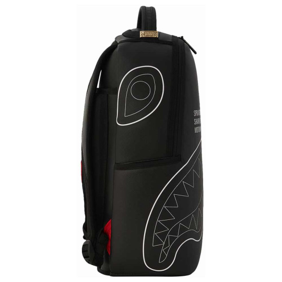 Sprayground Τσάντα πλάτης Shark Central Black Outline DLXSV Backpack